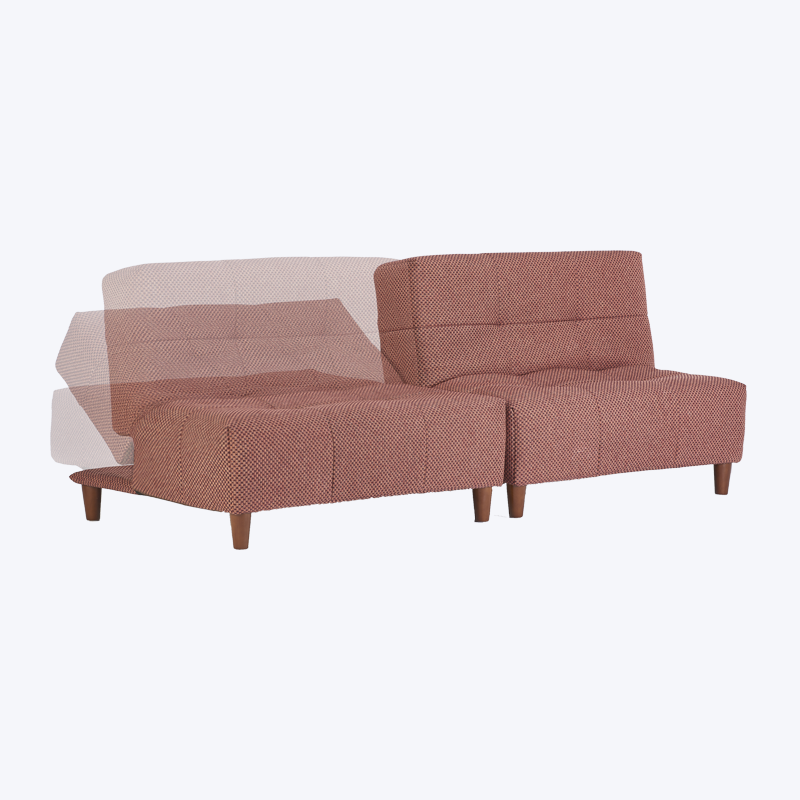 Lounge-Sofa mit 14 Liegepositionen, Couch-Schlafsofa, Lazy-Sofa